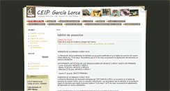 Desktop Screenshot of colegiogarcialorca.com