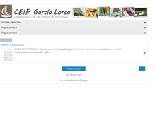 Tablet Screenshot of colegiogarcialorca.com
